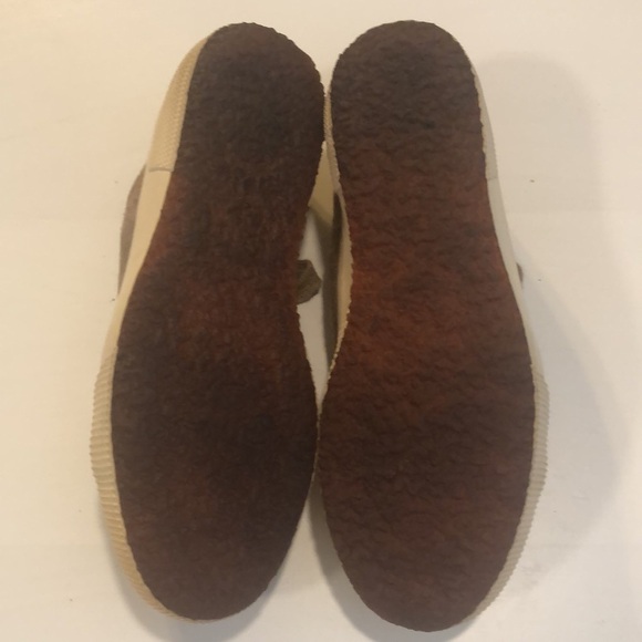 Superga sneakers Loro Piana cashmere sneakers in a mushroom taupe color 6 1/2 wn - Picture 7 of 10